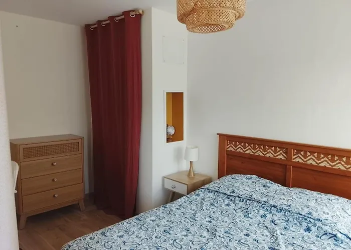 T2 Nid Serein, Jardin, Calme, Proche Centre-ville, Port, Plages Apartamento